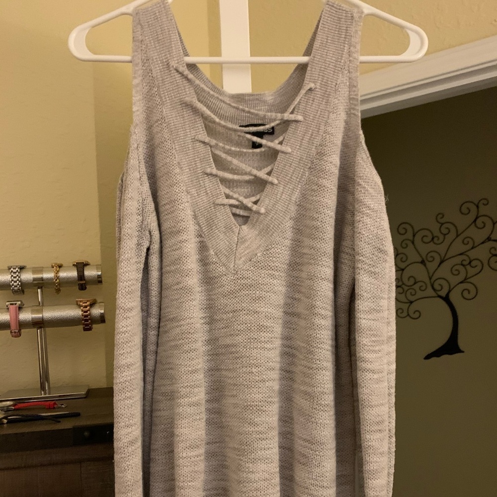 Woman’s S/P  open shoulders sweater.